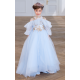 Blue with Gold Princess Dress