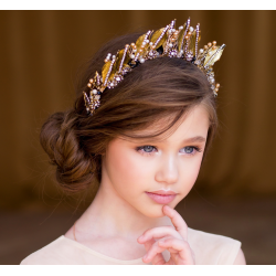 Sun Flower Shape Tiara for Girls