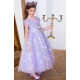 Purple Sparkling Dandelion Design Dress