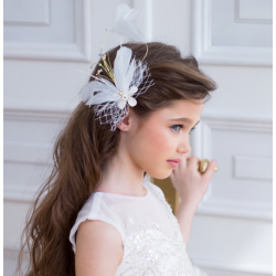 White Feathers Hair Accessories