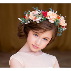 Rainbow Flower Tiara