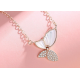 Butterfly Silver Neckless