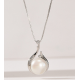 Elegant Silver Pearl Set