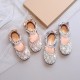 Pearls Flat Shoes for Girls