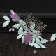 Mint Flower Comb