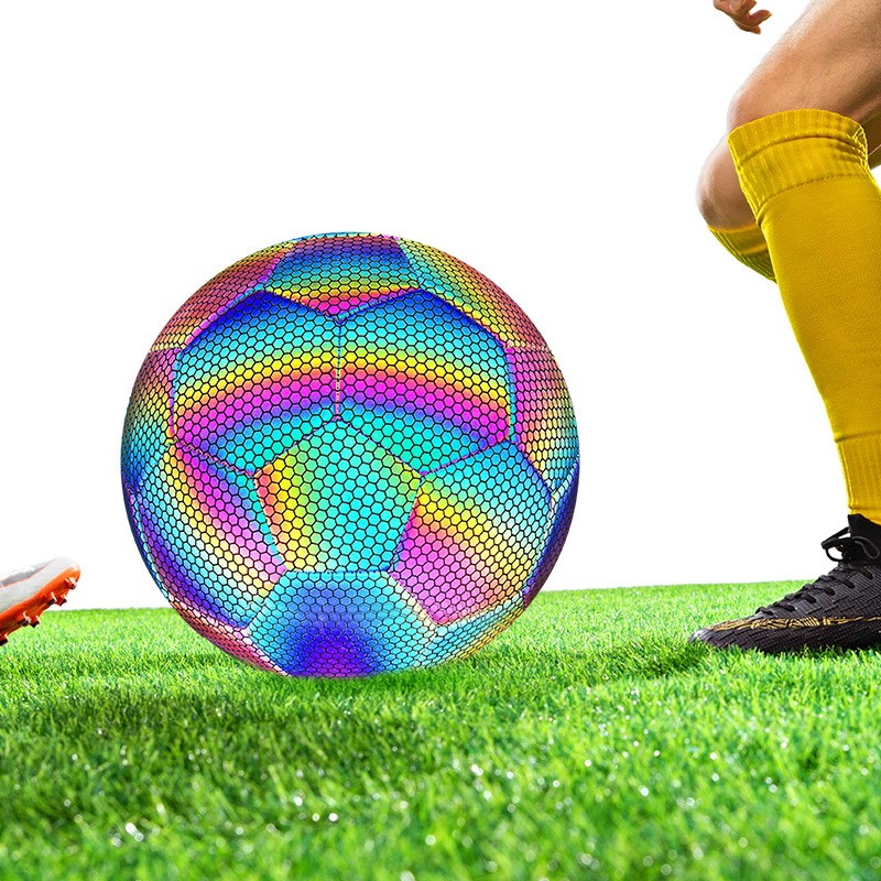 Soccer Ball Luminous Football Night Light Mixed Color Children Game Train  Reflective Ball Student Training Glowing Soccer - China Machine Stitching  Football and High Quality Size 5 PU Soccer Ball price