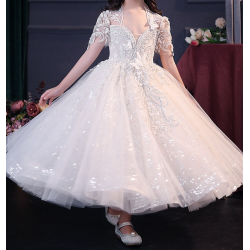 Luxury Lace Princess Dress for Girls