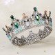 Retro Mixed Glass Baroque Crown