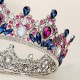 Retro Mixed Glass Baroque Crown