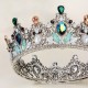 Retro Mixed Glass Baroque Crown