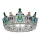 Retro Mixed Glass Baroque Crown