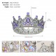 Retro Mixed Glass Baroque Crown