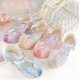 Open Pearl Butterfly Shoes for Girls