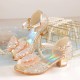 Open Pearl Butterfly Shoes for Girls