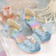 Open Pearl Butterfly Shoes for Girls