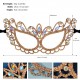 Luxurious Gold Mask Design with Chrystal’s