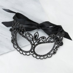 Luxurious Black Mask Design with Chrystal’s