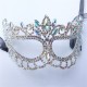 Luxurious Rhinestones Mask Design with Iridescent Chrystal’s