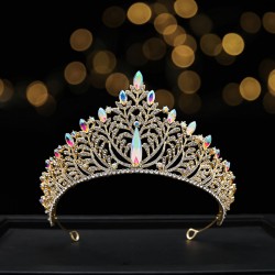 Luxurious Rhinestones Crown for Girls