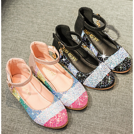 Rainbow Closed Shoes with Heel
