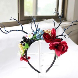 Twig Tiara With Flowers and Berry’s