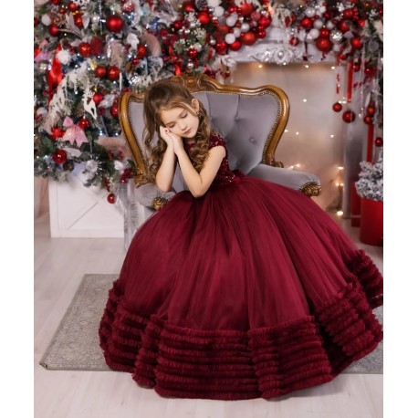 Unique Red Birthday Dress