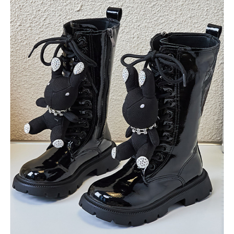 Black Bunny Boots For Girls