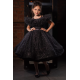 Sparkling Long Black Birthday Dress