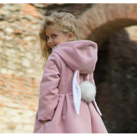 Pink Bunny Coat for Girls